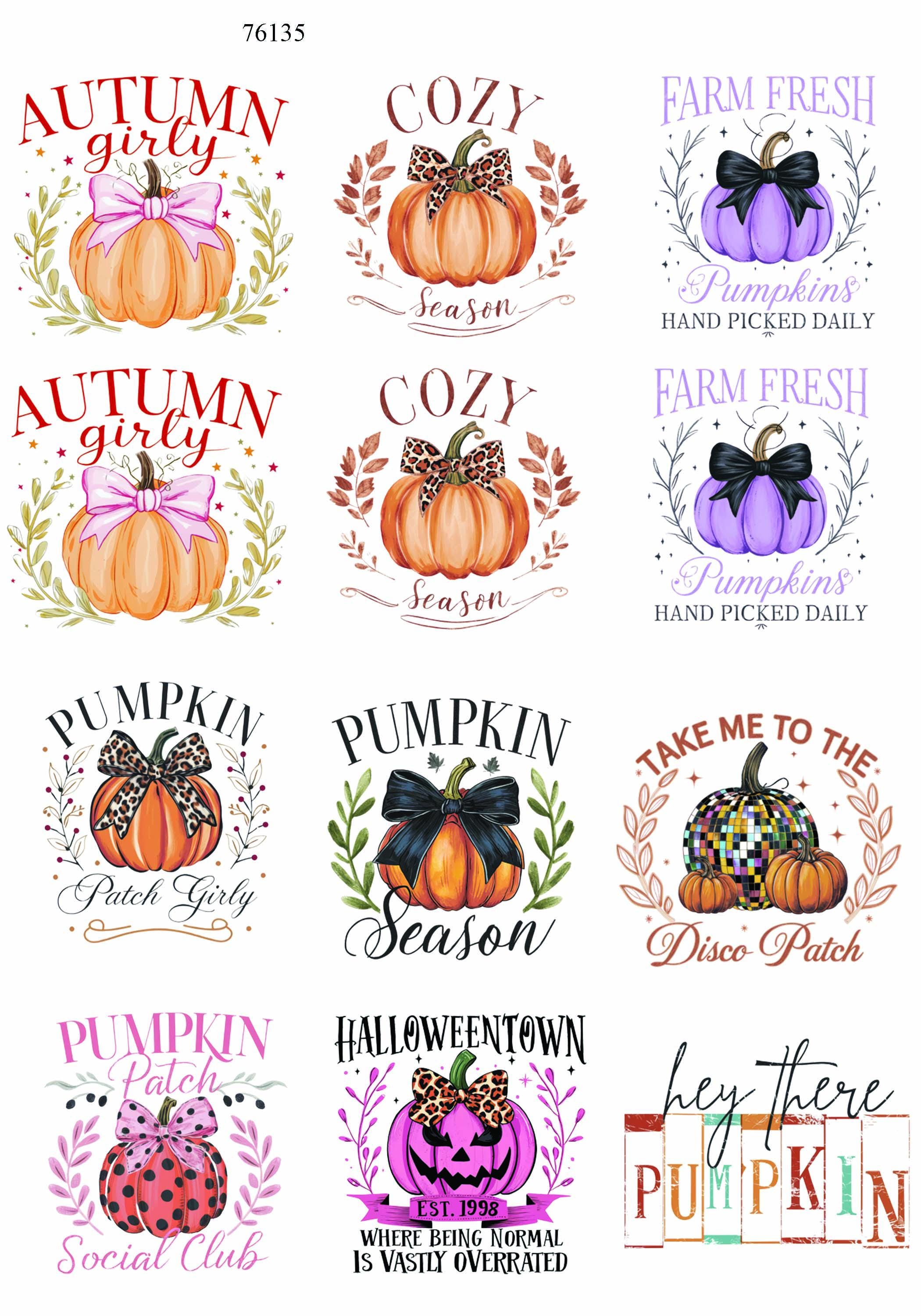 Autumn　オータム　ステッカー Amazon.com: decalmile Autumn Leaf Thanksgiving Pumpkin Window